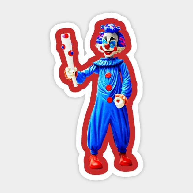 Killer Klown Talls Sticker by BigOrangeShirtShop